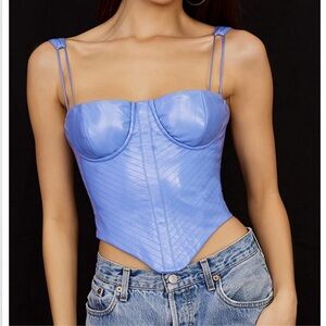 House of CB Women’s blue corset
